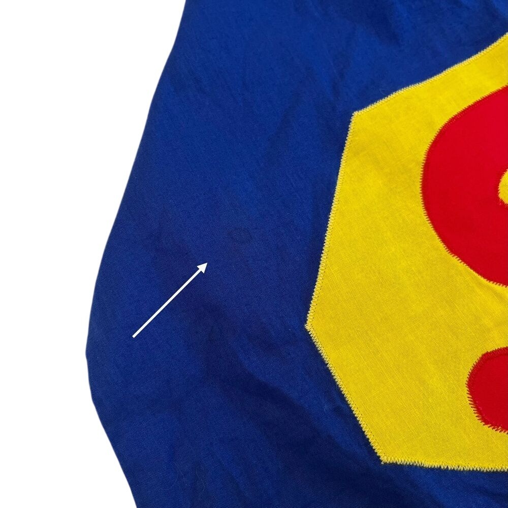Handcrafted Batman/Superman Reversible Youth Kids Costume Cape, Handmade 358 - Picture 7 of 8